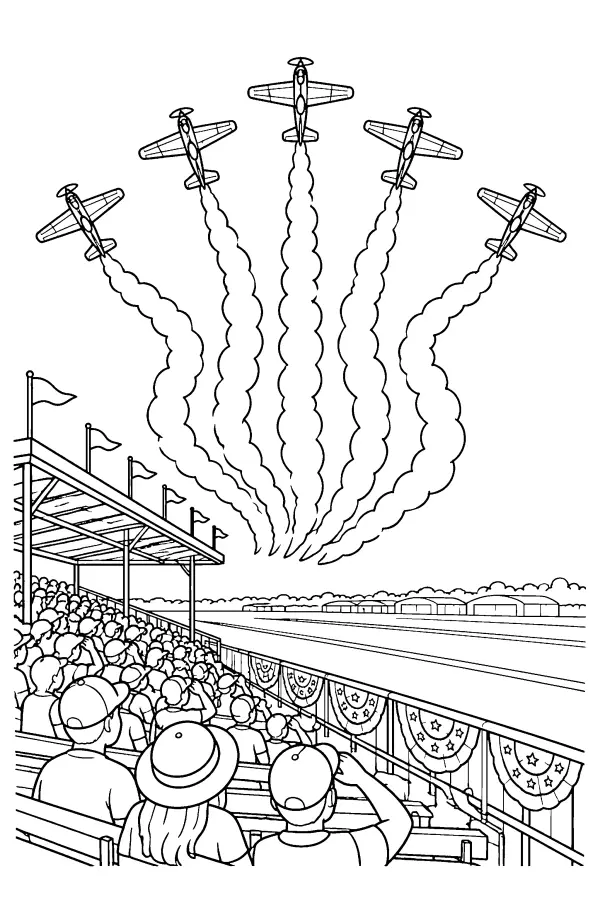 Airshow Smoke Finale