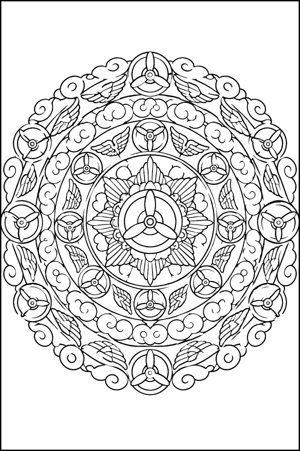 Aviation Cloud Medallion
