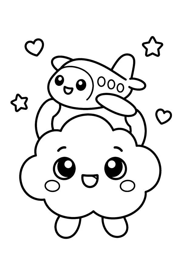 Cloud And Tiny Plane