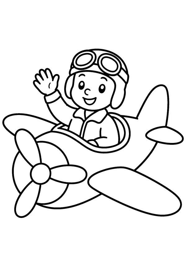 Pilot In Plane