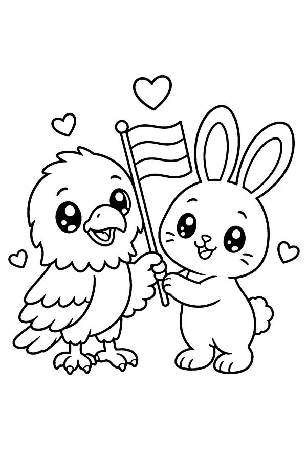 Eagle And Bunny