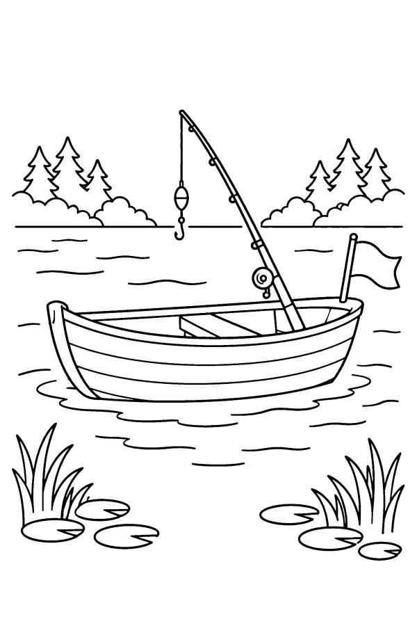 Fishing Boat Lake