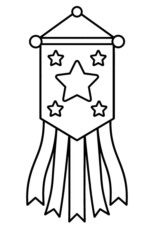 Star Banner Tassels