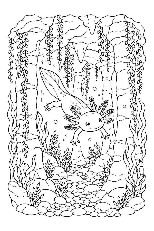 Axolotl Cave Swim