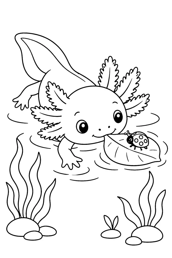 Axolotl Leaf Ride