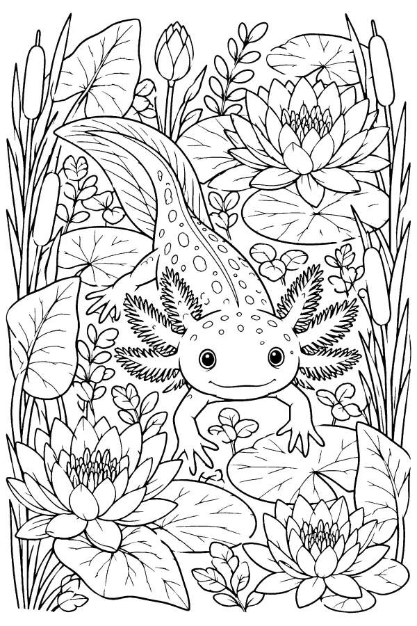 Axolotl Lily Frame