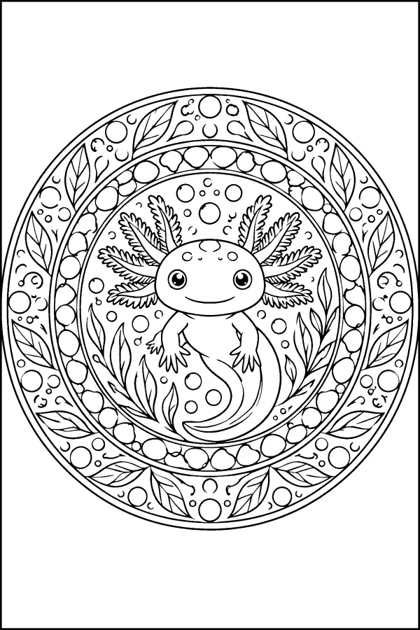 Axolotl Mandala