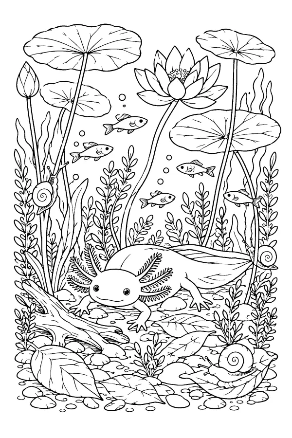 Axolotl Pond Floor
