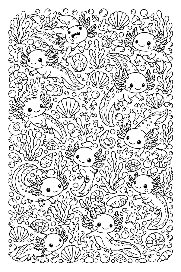 Axolotl Shell Garden