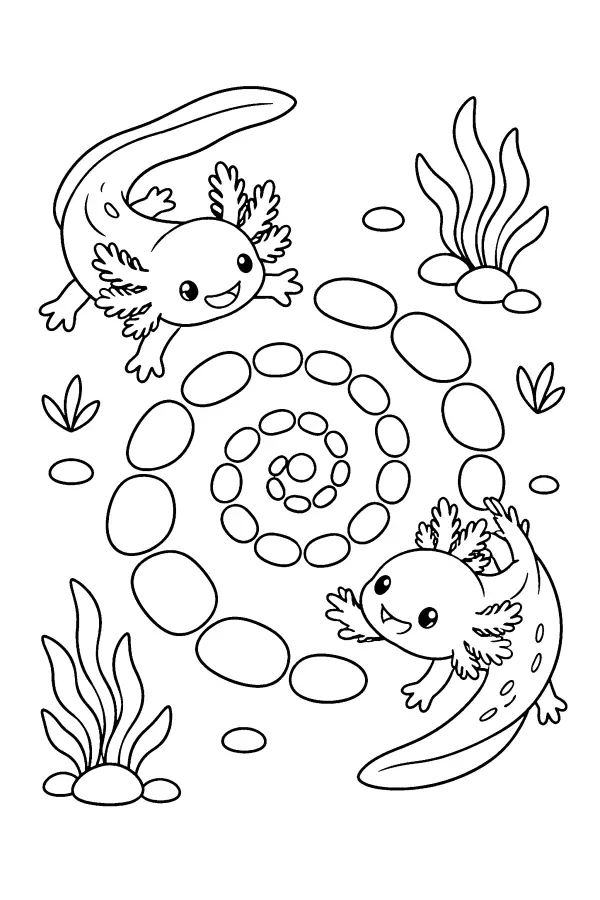 Axolotl Spiral Chase