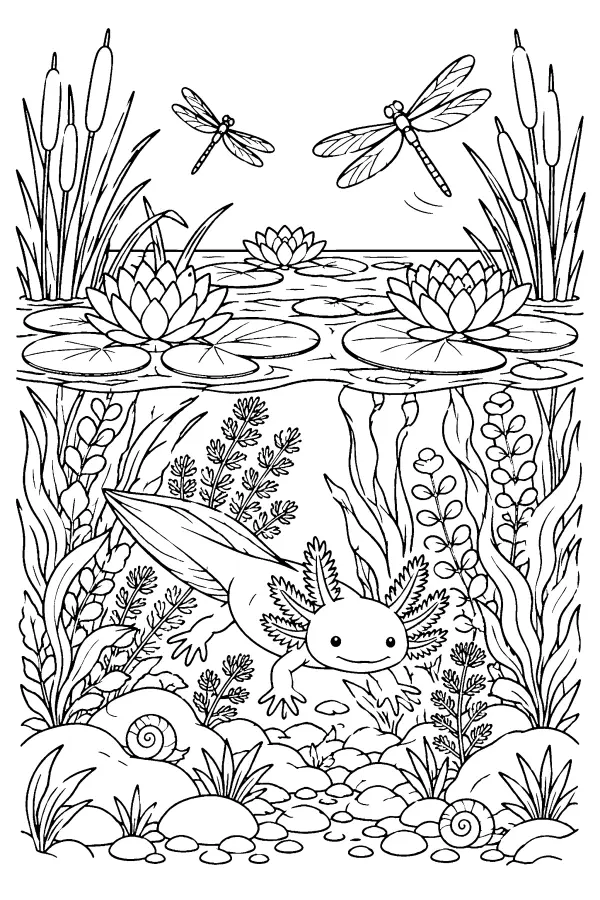 Canal Bed Axolotl