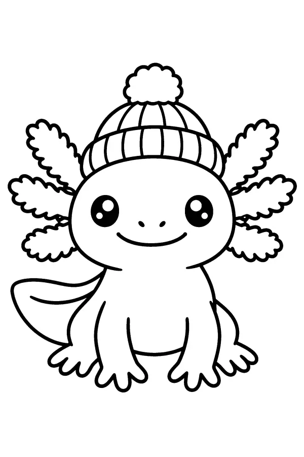 Hat Wearing Axolotl