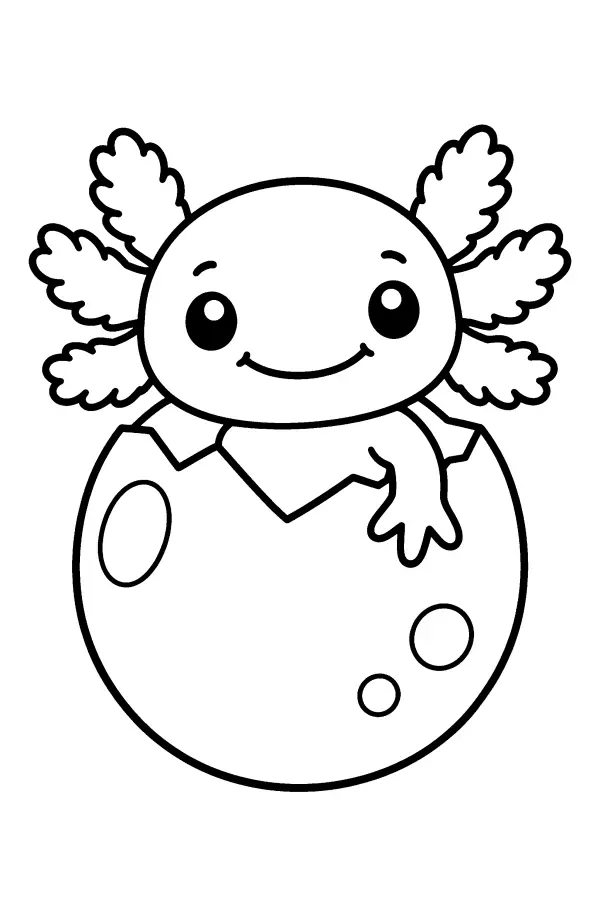 Hatching Axolotl