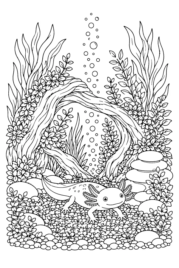 Planted Aquarium Scene