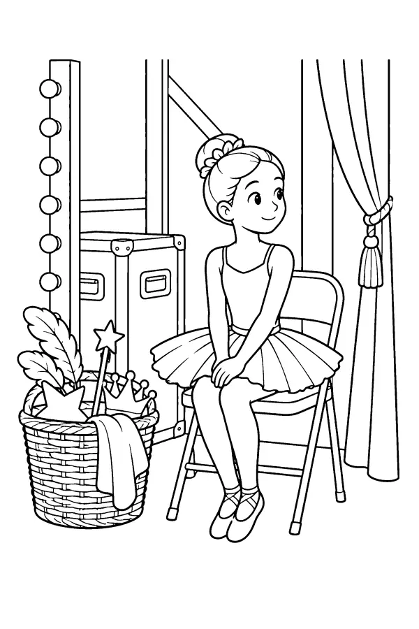 Backstage Waiting Dancer