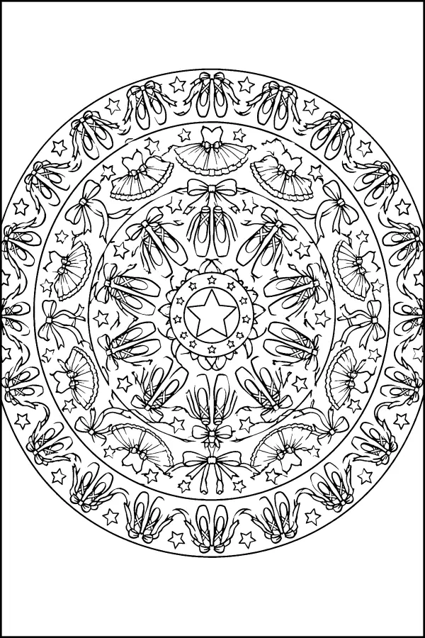 Ballet Ring Mandala