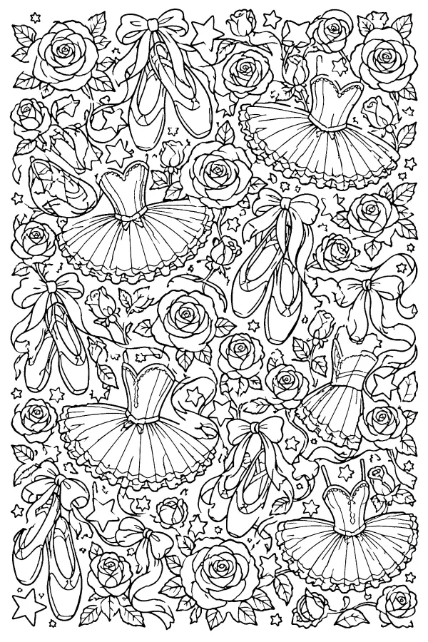 Ballet Rose Mosaic