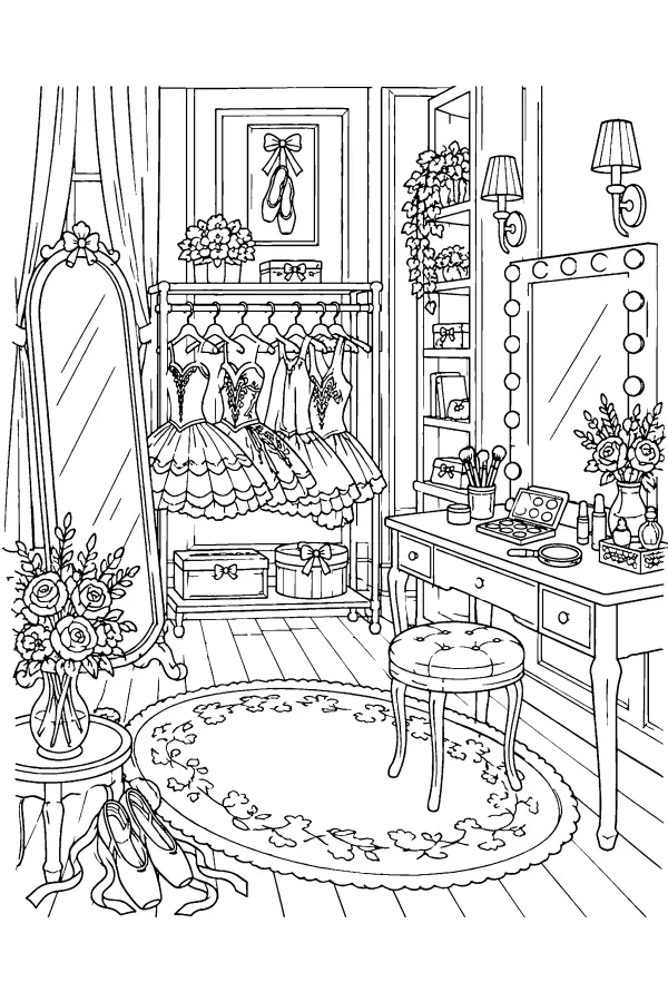 Elegant Dressing Room