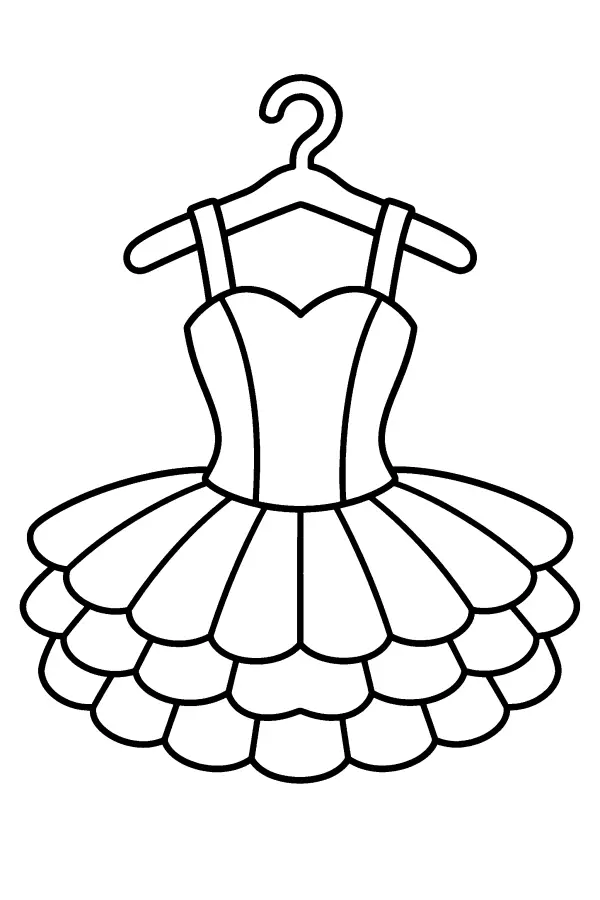 Hanging Ballet Dress