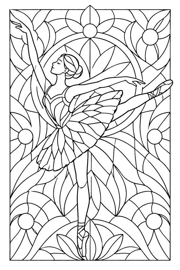 Stained Glass Dancer