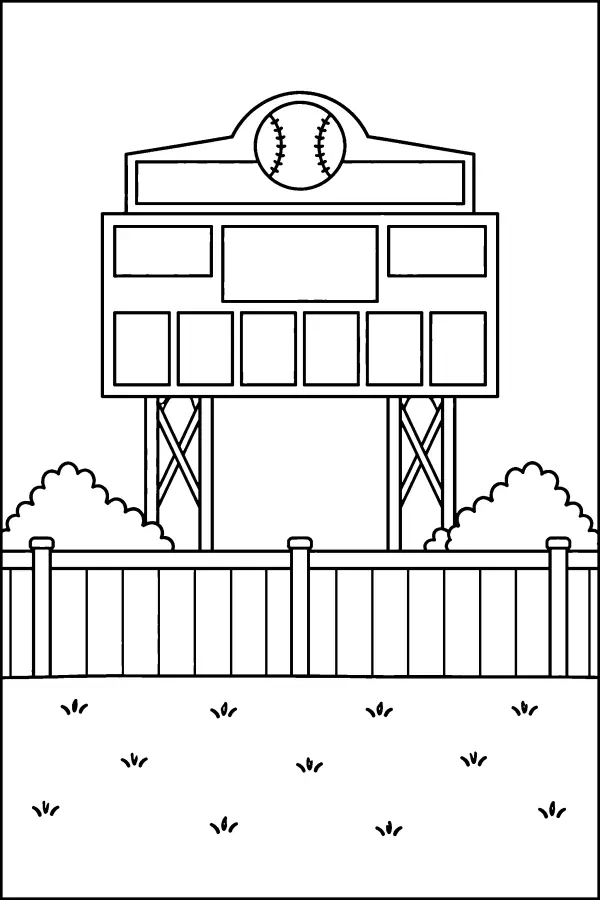 Ballpark Scoreboard Tower