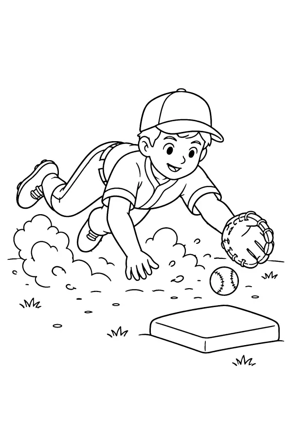 Diving For A Grounder