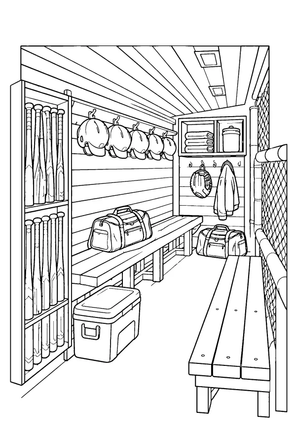 Dugout Storage Room
