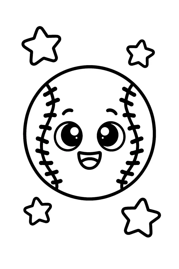 Smiling Baseball Stars