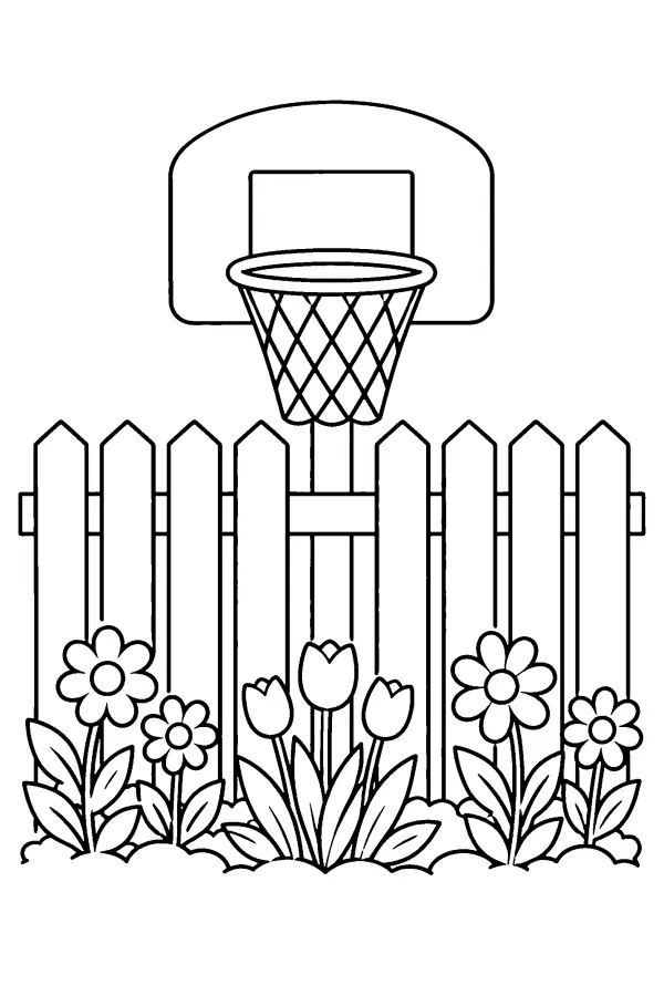 Backyard Fence Hoop