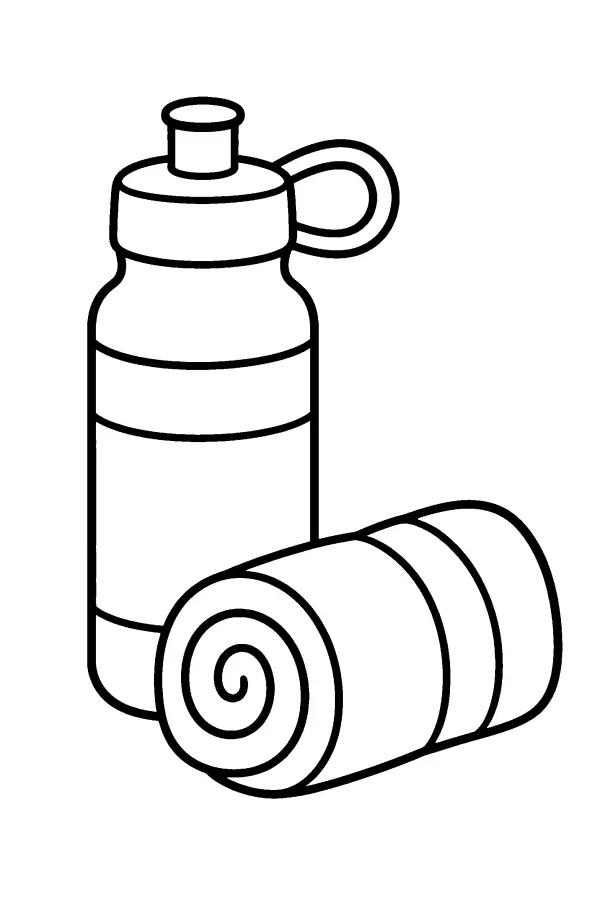 Bottle And Towel