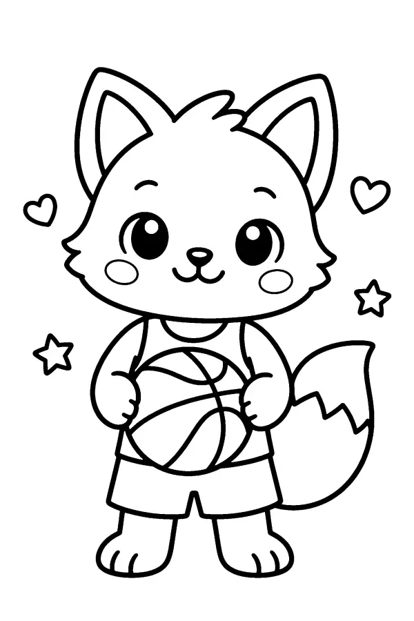 Fox With Ball