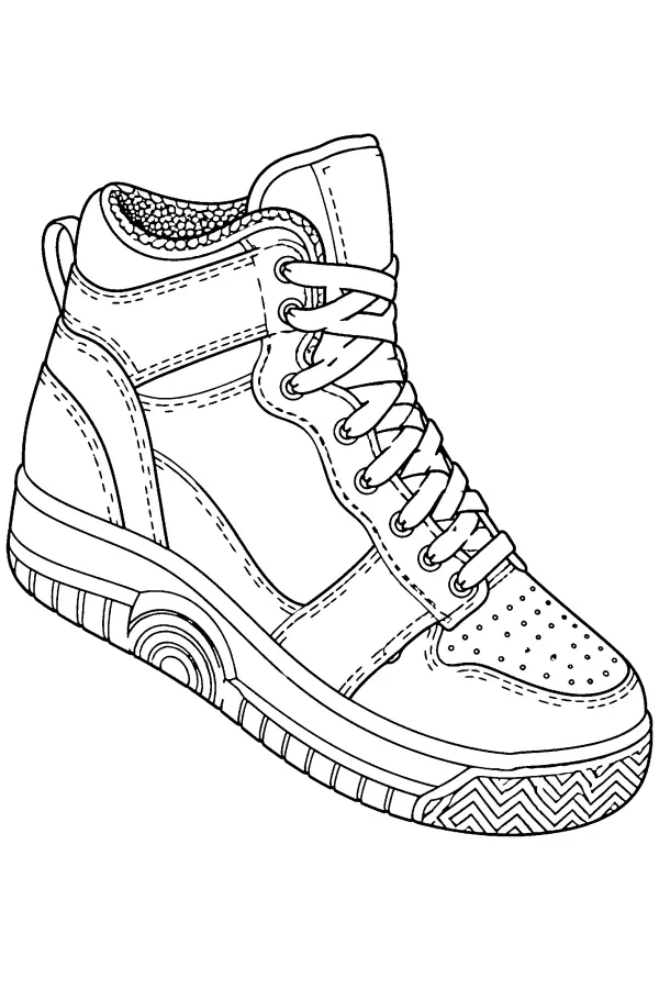 Laced Court Shoe
