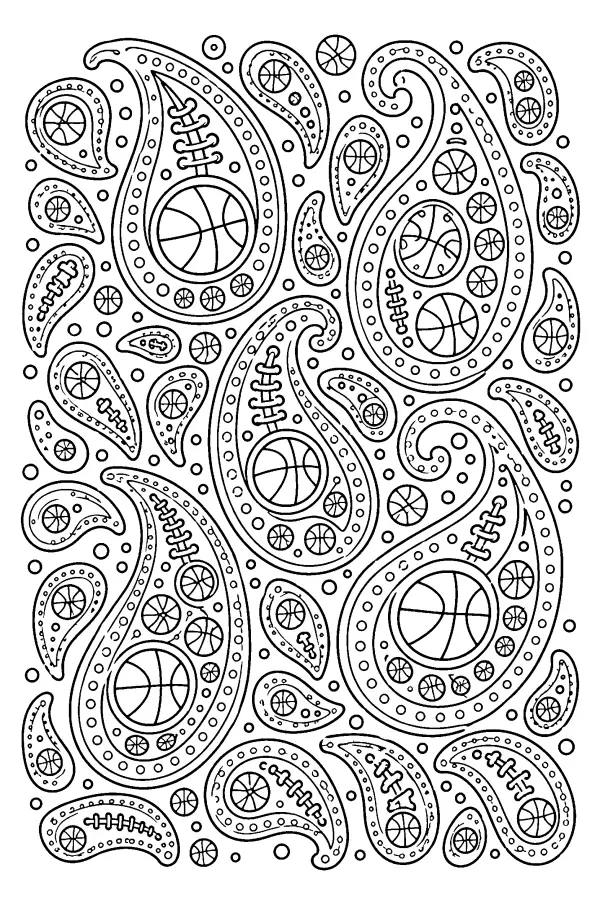 Paisley Ball Pattern