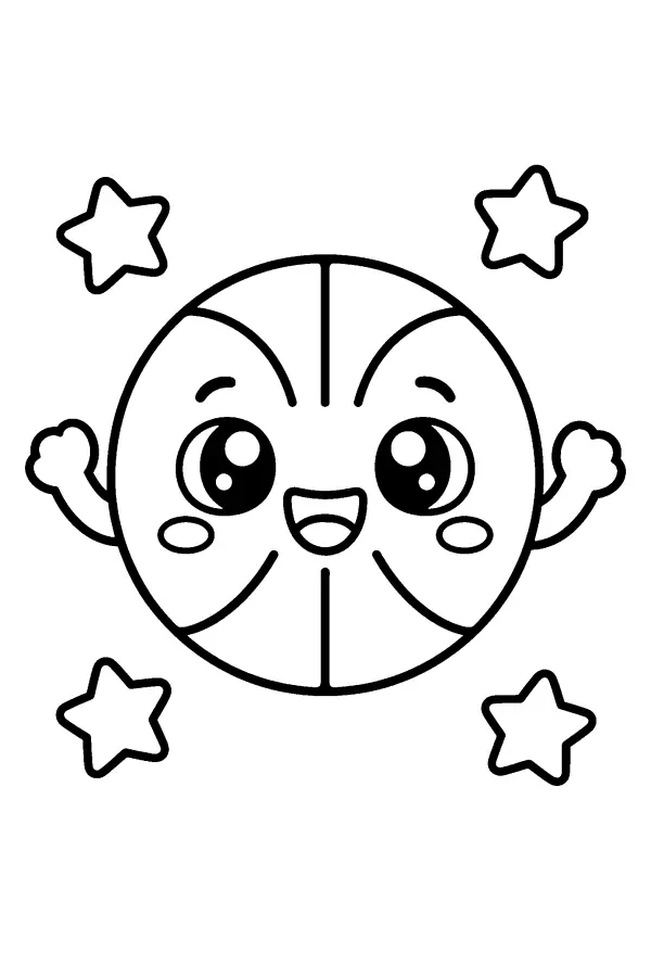 Smiling Basketball
