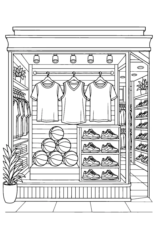 Sports Store Window