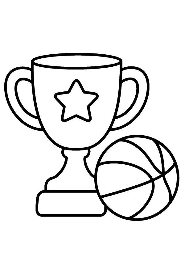 Trophy And Ball