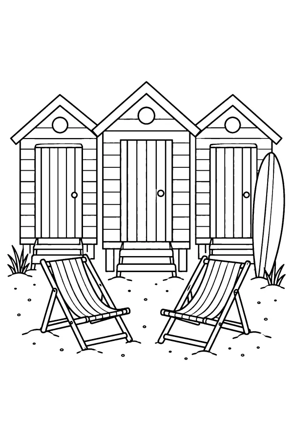 Beach Hut Row