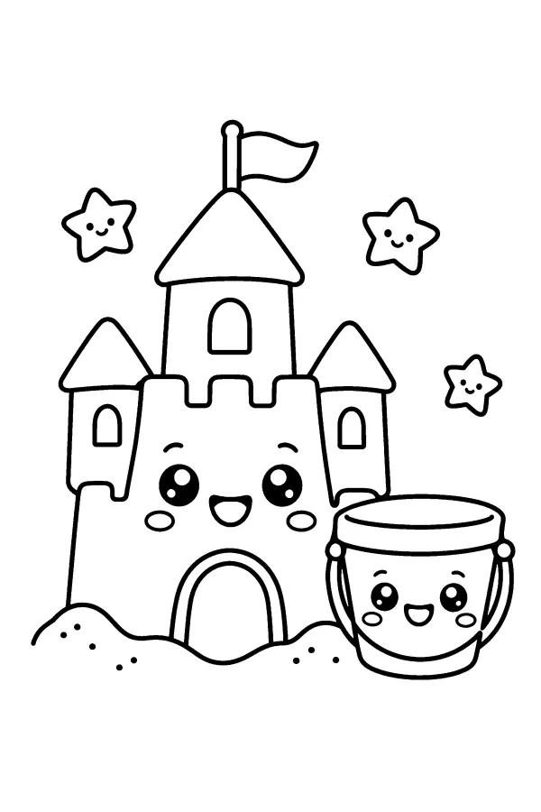 Happy Sand Castle