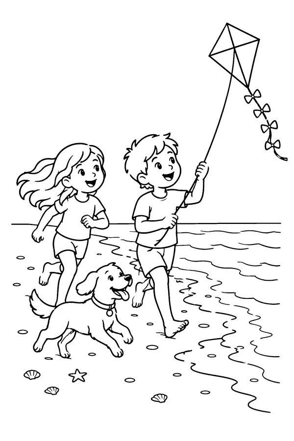 Kite By The Shore