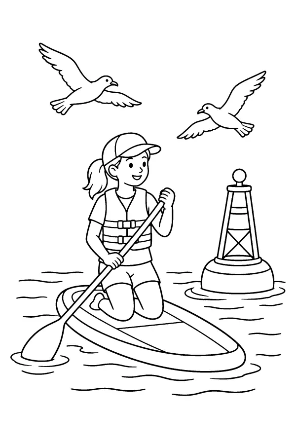 Paddle Board Buoy Watch