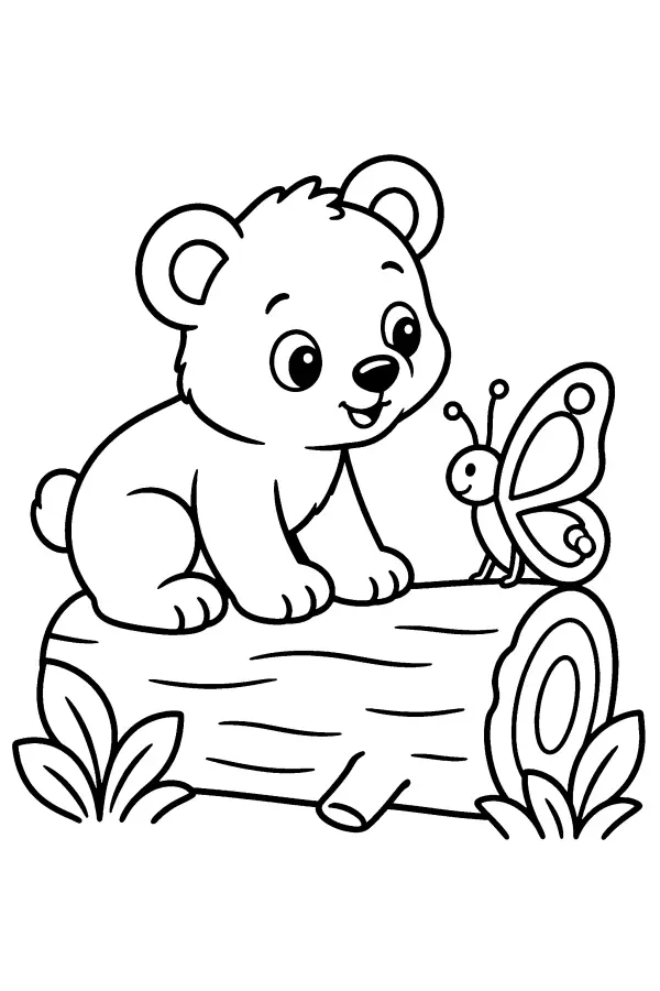 Bear And Butterfly