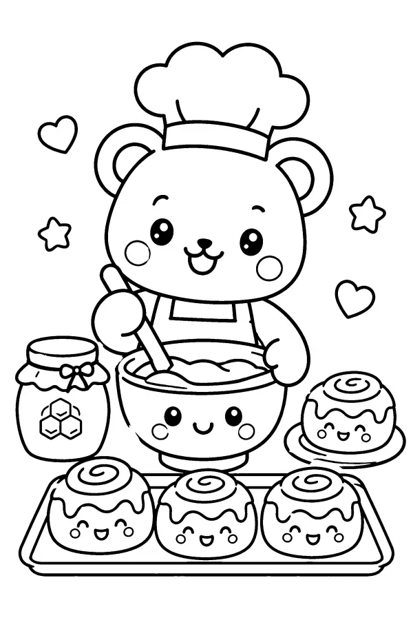 Bear Bakery Scene