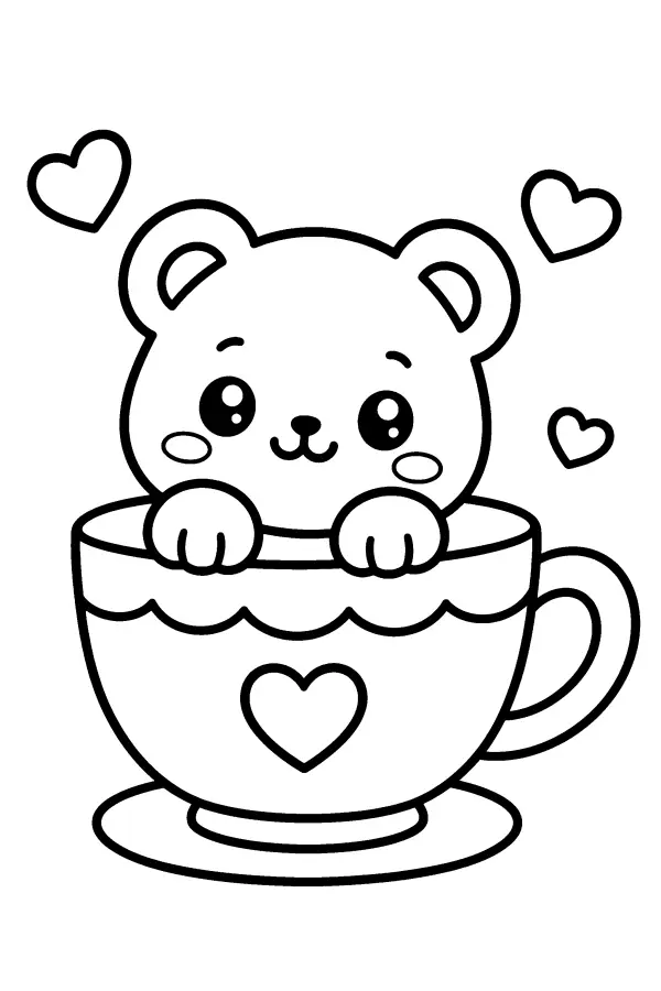Bear In Teacup