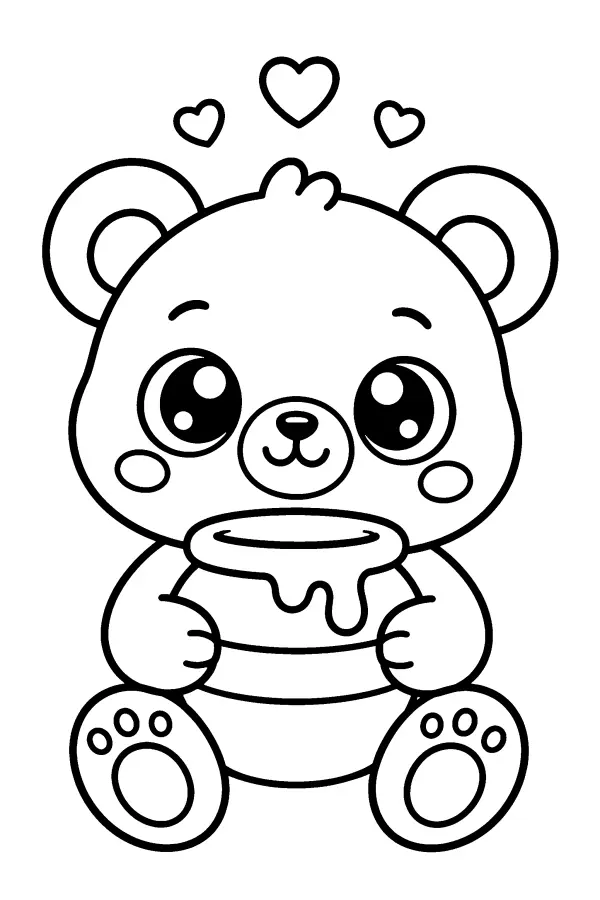 Bear With Hearts
