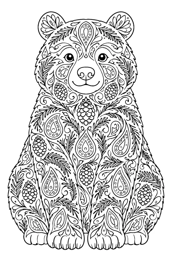 Paisley Bear Portrait
