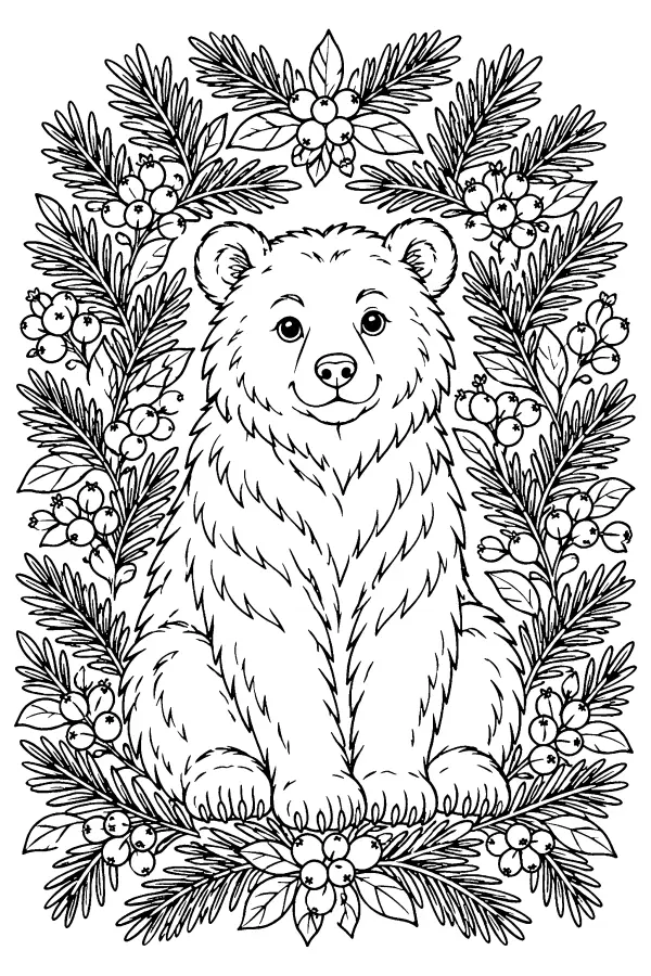 Pine Berry Bear