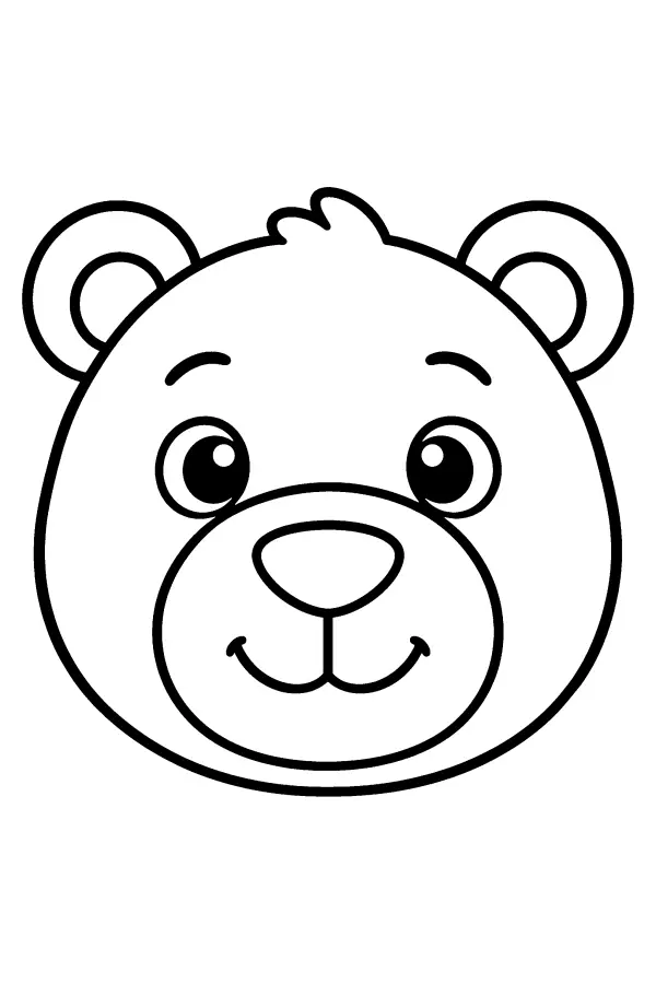 Round Bear Face
