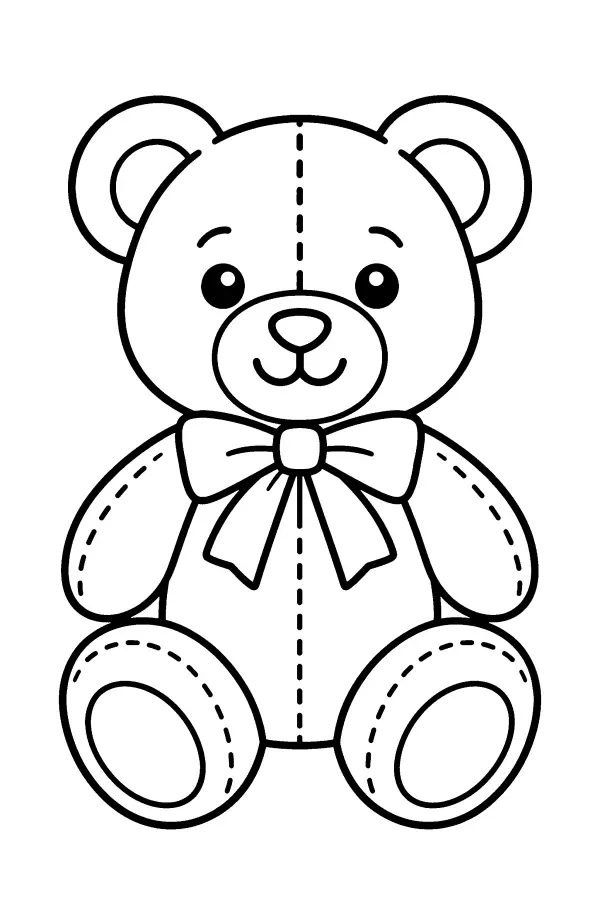 Stitched Teddy Bear