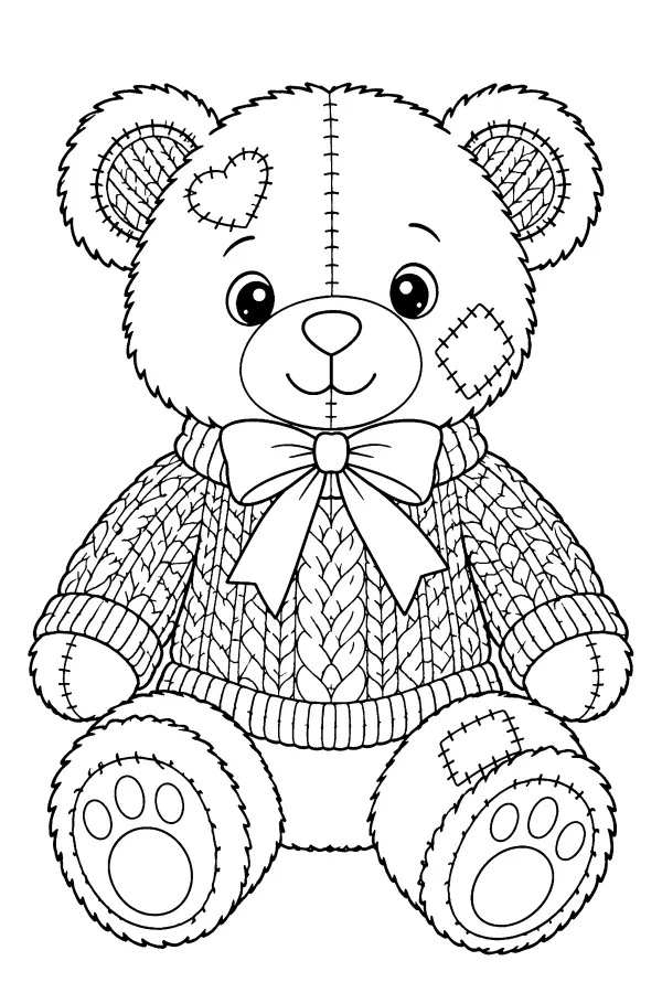 Sweater Bear Portrait