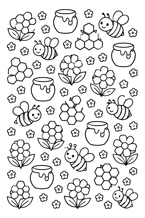 Bee Garden Pattern